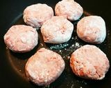 もっちり米粉合挽きハンバーグ作り方5写真