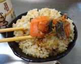 最速の焼き鮭の醤油かけ丼作り方8写真