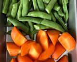 旨味の染みた＊鶏もも肉とインゲンの煮物作り方1写真