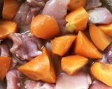 旨味の染みた＊鶏もも肉とインゲンの煮物作り方3写真