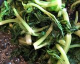 ご飯のお供に セロリの葉のきんぴら作り方3写真