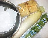 豆乳味噌汁♪簡単味噌汁の具は大根作り方1写真