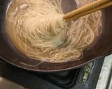 煮魚の煮汁素麺添え作り方4写真