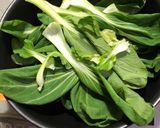 チンゲン菜とササミの酒蒸し作り方3写真