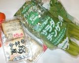 厚揚げ青梗菜の野菜炒め♪簡単作り方1写真