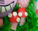 不思議の国のアリス『チェシャ猫』キャラ弁作り方22写真