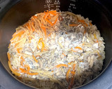 【時短】サバ缶ときんぴらの炊き込みご飯作り方5写真