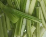 作り置きセロリのおひたし作り方4写真