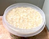 玄米と押麦の出汁のお粥☆圧力鍋作り方5写真