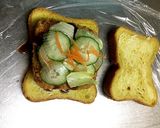 卵入りカレー食パンHBで☆ハムカツサンド作り方4写真