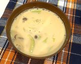 ミルキー☆キャベツとしめじの豆乳味噌汁作り方4写真