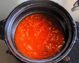 トマト煮込みリメイク✿チーズリゾット作り方2写真
