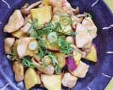 簡単！鶏むね肉とさつまいもの甘酢炒め作り方5写真