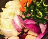 パンクキャベツと夏秋野菜のポトフ作り方1写真