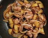 鶏肉じゃがいも玉ねぎの甘辛炒め作り方5写真
