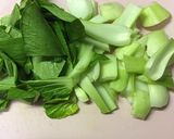 ちんげん菜と梅と鶏むね肉のさっぱり煮作り方1写真