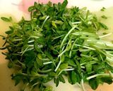 ツナと豆苗の卵とじ作り方1写真