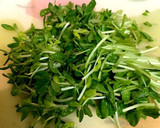 ツナと豆苗の卵とじ作り方1写真