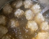 春雨肉だんごスープ作り方4写真