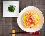 とろふわスクランブルエッグの明太マヨ丼作り方7写真