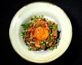 鯖の水煮缶のユッケ仕立て作り方1写真