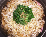 新感覚！炒め椎かまの香ばし豚もやし鍋作り方5写真