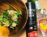 即席★ほうれん草のブラウンオイルライス作り方1写真