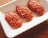 焼き肉のタレで❤️おつまみハンバーグ作り方2写真