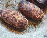 焼き肉のタレで❤️おつまみハンバーグ作り方3写真