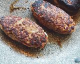 焼き肉のタレで❤️おつまみハンバーグ作り方3写真