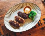 焼き肉のタレで❤️おつまみハンバーグ作り方4写真