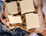 バーモントカレーの粉で納豆トースト作り方3写真