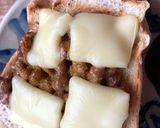 バーモントカレーの粉で納豆トースト作り方4写真