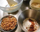 くるみたっぷりシナモンパウンドケーキ♪作り方1写真