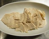 ヘルシー♪鶏肉の磯の香りサラダ★作り方1写真