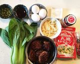 酸辣湯スープ&うどん作り方1写真