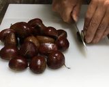 栗と鶏ひき肉の炊き込みご飯&おこわ⋆*ೄ作り方3写真