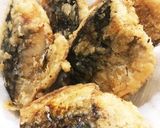 鯖の竜田揚げ☆甘辛ニンニク醤油作り方1写真