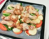 焼肉のたれで、手羽元の簡単オーブン焼き作り方3写真