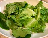 ロメインレタスと豚肉、ナッツの卵炒め作り方1写真