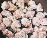 フライパン一つで作る　れんこん入り酢豚作り方5写真