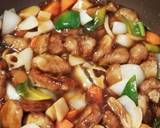 フライパン一つで作る　れんこん入り酢豚作り方10写真