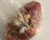 ねぎ塩レモン豚丼作り方1写真