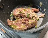 ねぎ塩レモン豚丼作り方3写真