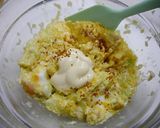 レンジで簡単！キャベツたまごサンド作り方3写真