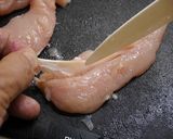 簡単!天ぷら☆ささみ鶏天作り方1写真