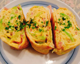お好み焼き風　卵焼き作り方8写真