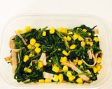 おいしい！ほうれん草とコーンのサラダ作り方10写真