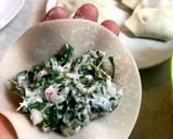 モロヘイヤの餃子作り方5写真