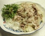 味付けこれ一本！旨塩　豚こま丼作り方5写真